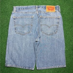 90s Y2K Levi’s Denim Jean Shorts Jorts 505 size 34 vintage John Cena summer cool